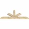 Ekena Millwork Richland Rough Sawn Timber Gable Bracket, Douglas Fir, 84"W x 35"H x 4"D x 6"F, 10/12 Pitch GBW084X35X0406RIC00RDF - alternate 2